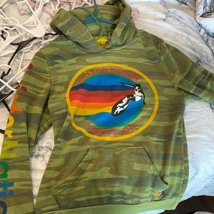 Aviator nation camo hoodie size M